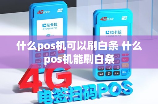 什么pos机可以刷白条 什么pos机能刷白条