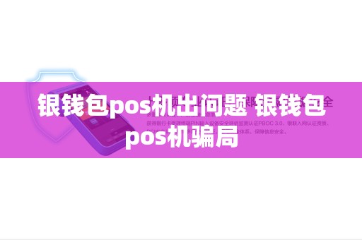 银钱包pos机出问题 银钱包pos机骗局