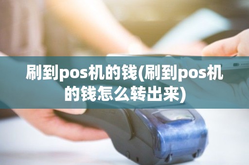 刷到pos机的钱(刷到pos机的钱怎么转出来)
