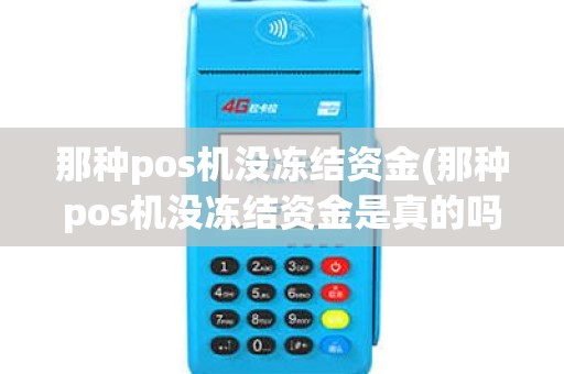 那种pos机没冻结资金(那种pos机没冻结资金是真的吗)