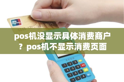 pos机没显示具体消费商户？pos机不显示消费页面