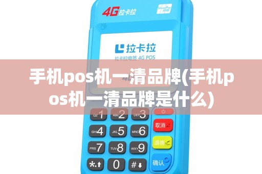 手机pos机一清品牌(手机pos机一清品牌是什么)
