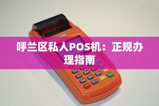 呼兰区私人POS机：正规办理指南