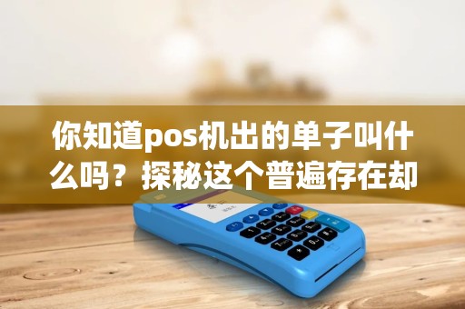 你知道pos机出的单子叫什么吗？探秘这个普遍存在却鲜为人知的秘密！