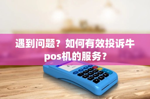 遇到问题？如何有效投诉牛pos机的服务？