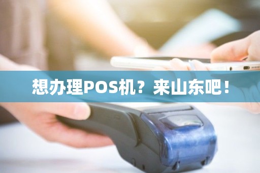 想办理POS机？来山东吧！
