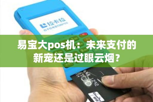 易宝大pos机：未来支付的新宠还是过眼云烟？