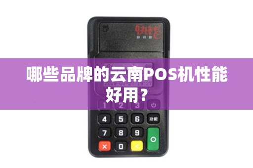 哪些品牌的云南POS机性能好用？