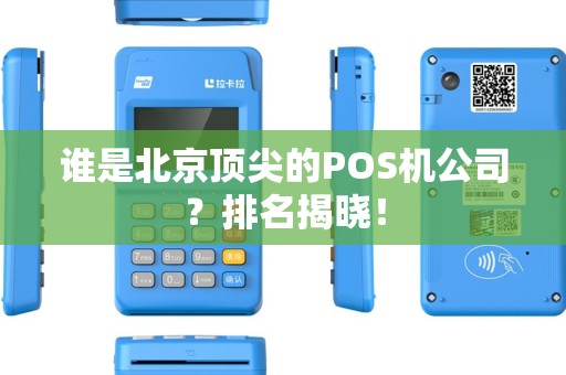 谁是北京顶尖的POS机公司？排名揭晓！