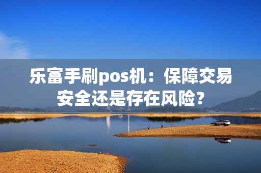 乐富手刷pos机：保障交易安全还是存在风险？