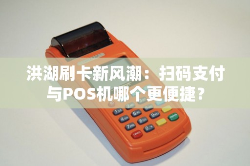 洪湖刷卡新风潮：扫码支付与POS机哪个更便捷？
