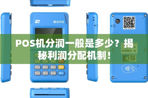 POS机分润一般是多少？揭秘利润分配机制！
