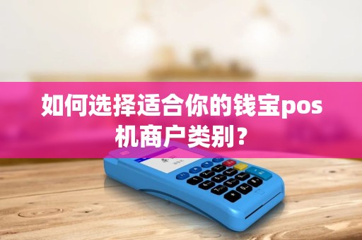 如何选择适合你的钱宝pos机商户类别？