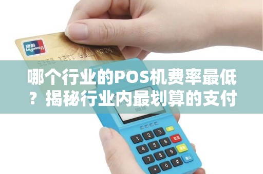 哪个行业的POS机费率最低？揭秘行业内最划算的支付利器！