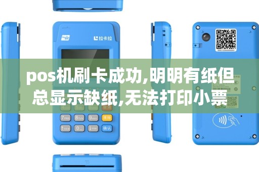 pos机刷卡成功,明明有纸但总显示缺纸,无法打印小票,怎么回事？