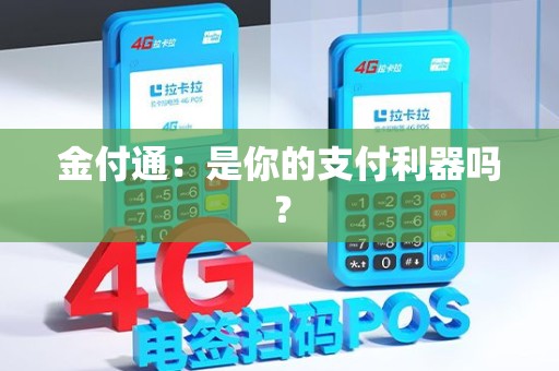 金付通：是你的支付利器吗？