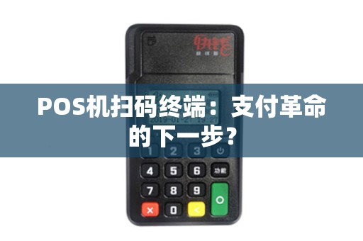 POS机扫码终端：支付革命的下一步？