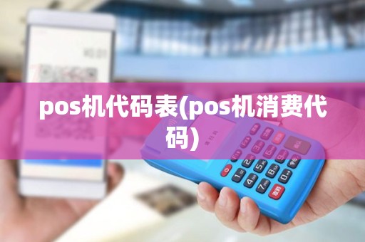 pos机代码表(pos机消费代码)