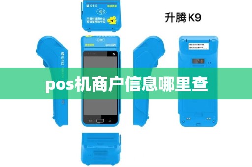 pos机商户信息哪里查