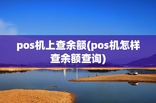pos机上查余额(pos机怎样查余额查询)