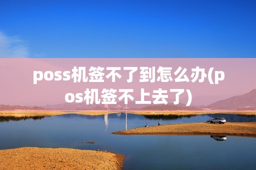 poss机签不了到怎么办(pos机签不上去了) poss机签不了到怎么办(pos机签不上去了)