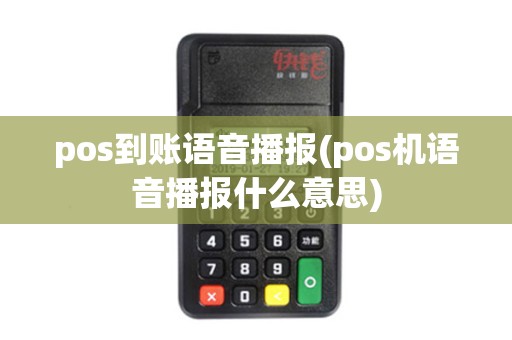 pos到账语音播报(pos机语音播报什么意思) pos到账语音播报(pos机语音播报什么意思)