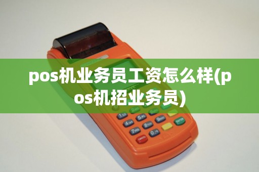 pos机业务员工资怎么样(pos机招业务员) pos机业务员工资怎么样(pos机招业务员)