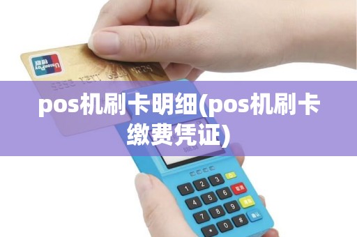 pos机刷卡明细(pos机刷卡缴费凭证) pos机刷卡明细(pos机刷卡缴费凭证)