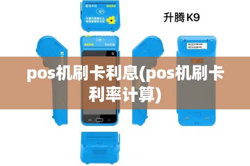 pos机刷卡利息(pos机刷卡利率计算)