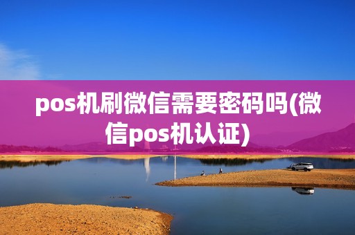 pos机刷微信需要密码吗(微信pos机认证)