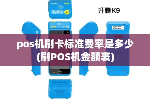 pos机刷卡标准费率是多少(刷POS机金额表)