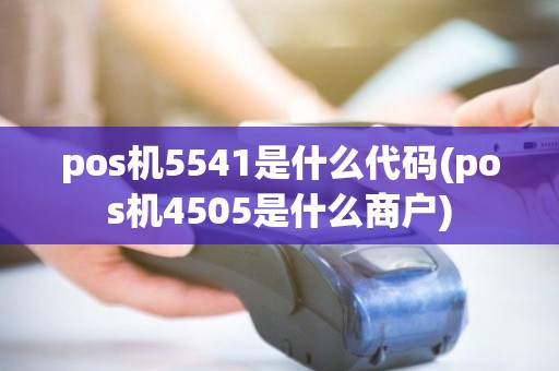pos机5541是什么代码(pos机4505是什么商户)