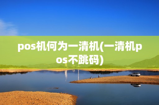 pos机何为一清机(一清机pos不跳码) pos机何为一清机(一清机pos不跳码)