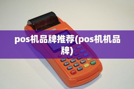 pos机品牌推荐(pos机机品牌)