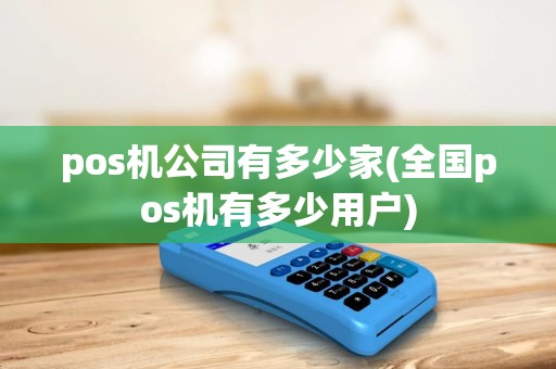 pos机公司有多少家(全国pos机有多少用户)