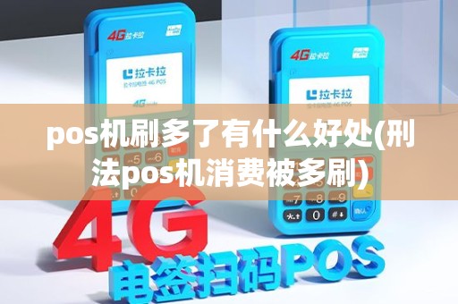pos机刷多了有什么好处(刑法pos机消费被多刷)