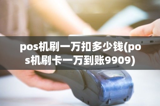 pos机刷一万扣多少钱(pos机刷卡一万到账9909)