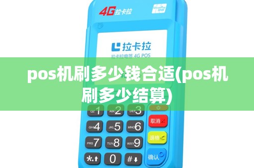 pos机刷多少钱合适(pos机刷多少结算)