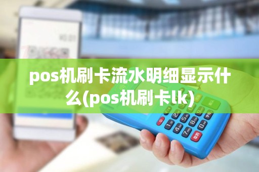 pos机刷卡流水明细显示什么(pos机刷卡lk)