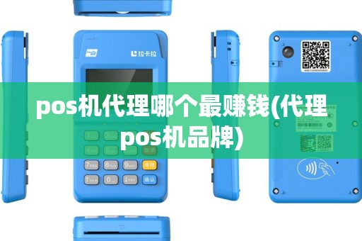 pos机代理哪个最赚钱(代理pos机品牌) pos机代理哪个最赚钱(代理pos机品牌)