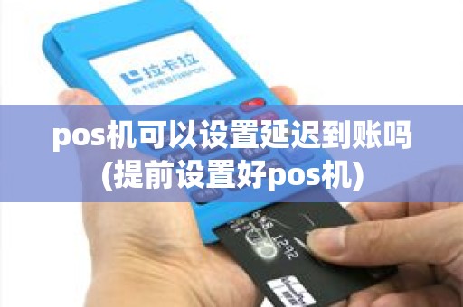 pos机可以设置延迟到账吗(提前设置好pos机)