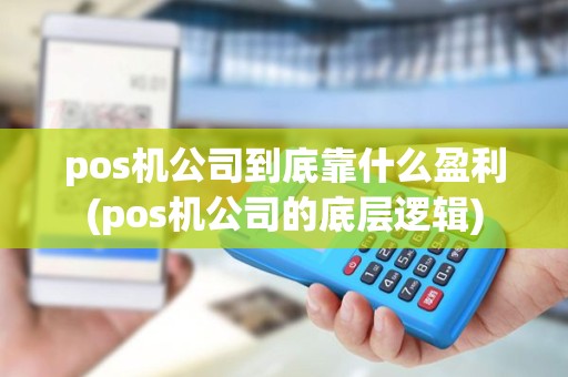 pos机公司到底靠什么盈利(pos机公司的底层逻辑) pos机公司到底靠什么盈利(pos机公司的底层逻辑)
