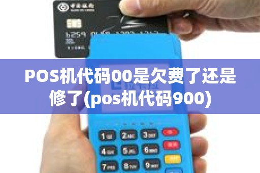 POS机代码00是欠费了还是修了(pos机代码900) POS机代码00是欠费了还是修了(pos机代码900)