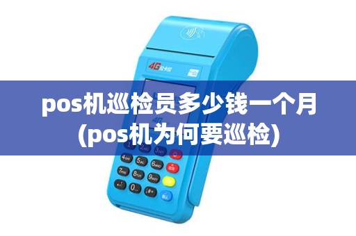 pos机巡检员多少钱一个月(pos机为何要巡检) pos机巡检员多少钱一个月(pos机为何要巡检)
