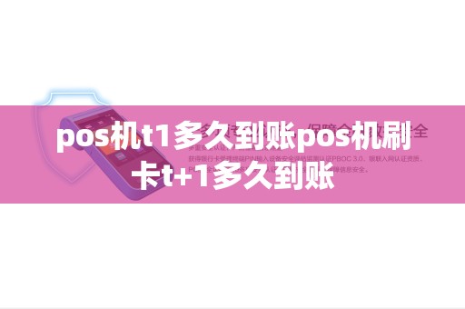 pos机t1多久到账pos机刷卡t+1多久到账