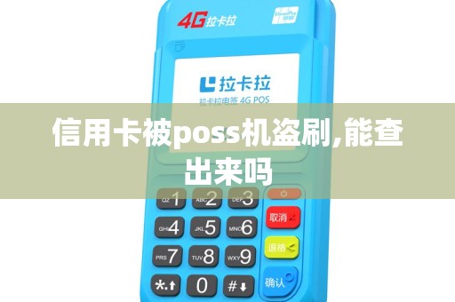 信用卡被poss机盗刷,能查出来吗