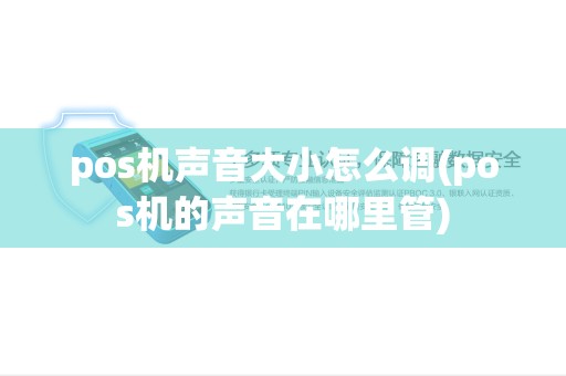 pos机声音大小怎么调(pos机的声音在哪里管) pos机声音大小怎么调(pos机的声音在哪里管)