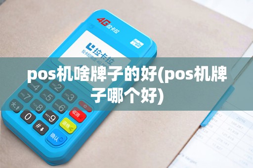 pos机啥牌子的好(pos机牌子哪个好)