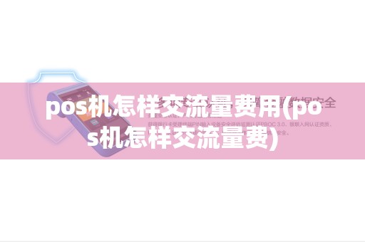 pos机怎样交流量费用(pos机怎样交流量费)