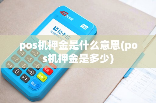 pos机押金是什么意思(pos机押金是多少)